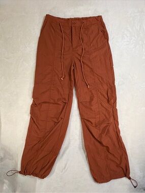 Hazel Boutique Women’s Rust Color‎ Nylon Drawstring Jogger Pants - M